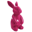 Statue Lapin Animaux Resine - 60cm - Rose Fushia - ANIMAUX-RESINE.FR