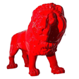 Statue Lion Animaux Resine - 190cm - Rouge - ANIMAUX-RESINE.FR