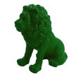 Statue Lion Animaux Resine - 65cm - Vert - ANIMAUX-RESINE.FR