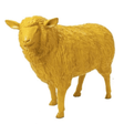 Statue Mouton Animaux Resine - 110cm - Jaune - ANIMAUX-RESINE.FR