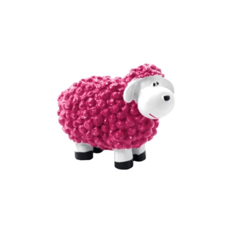 Statue Mouton Animaux Resine - 40cm - Rose Fushia - ANIMAUX-RESINE.FR