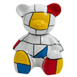 Statue Ours Animaux Resine - 35cm - Mondrian - ANIMAUX-RESINE.FR