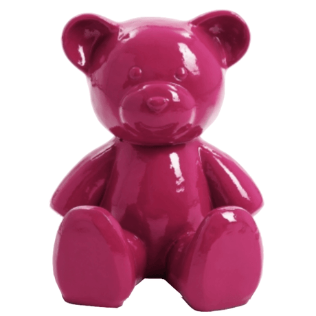 Statue d'ours en résine KIMISS - Ligne fluide - Couleurs vives Statue d'ours en résine KIMISS - Ligne fluide - Couleurs vives
