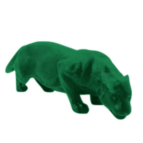 Statue Panthere Animaux Resine - 140cm - Vert - ANIMAUX-RESINE.FR