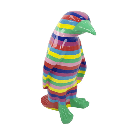 Statue Pingouin Animaux Resine - 70cm -Berlingot Multi - ANIMAUX-RESINE.FR