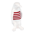 Statue Pingouin Animaux Resine - 70cm - Marin Rouge - ANIMAUX-RESINE.FR