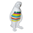 Statue Pingouin Animaux Resine - 70cm - Marinière Happy - ANIMAUX-RESINE.FR