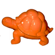 Statue Tortue Animaux Resine - 45cm - Orange - ANIMAUX-RESINE.FR