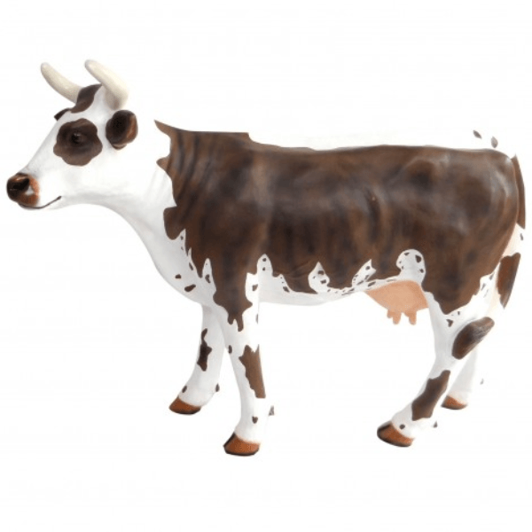 Statue Vache Animaux Resine - 225cm - Montbéliarde - ANIMAUX-RESINE.FR