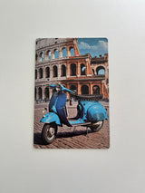 PLAQUE MÉTAL ROME 30X20 CM - PLAQUE DECORATIVE - ANIMAUX-RESINE.FR